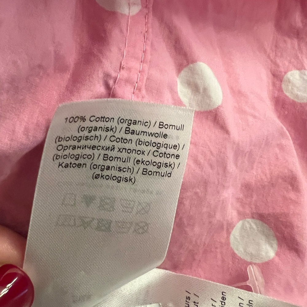 Ganni Pink and White Polka Dot Dress - Picture 7 of 8